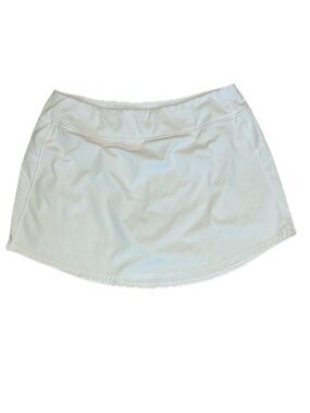DSG White Athletic Skort with Branded Waist